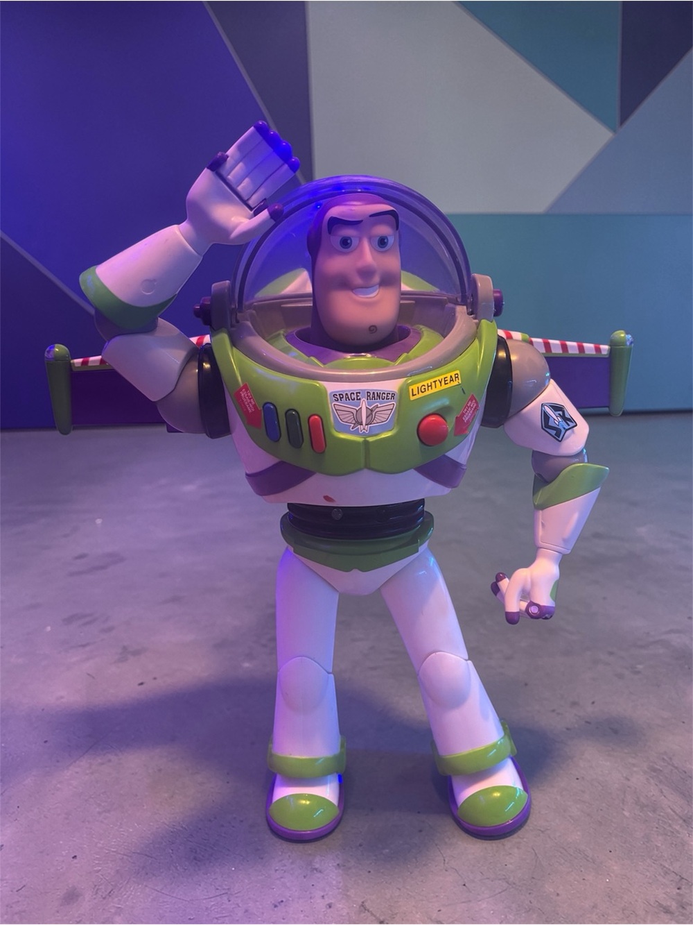 Classic Buzz Lightyear Poseable Action Figure - White & Green